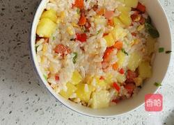 鲜虾菠萝饭的做法图解9