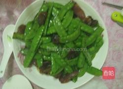 荷兰豆炒腊肠的做法图解8