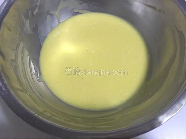 搅拌成糊状