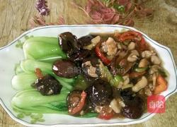 肉丁香茹青菜的做法图解8