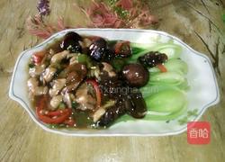 肉丁香茹青菜的做法图解9