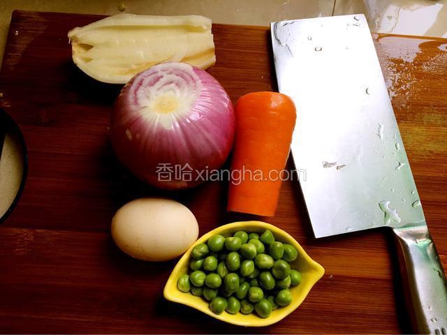准备好食材