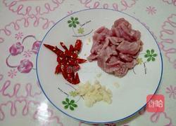 空心菜杆炒肉的做法图解3