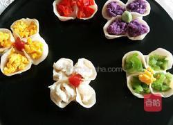 五色花蒸饺的做法图解9