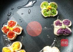 五色花蒸饺的做法图解10