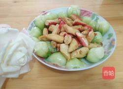 蟹棒断小油菜的做法图解7