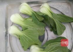 蟹棒断小油菜的做法图解3
