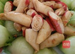 蟹棒断小油菜的做法图解8