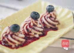 蓝莓山药小花的做法图解9