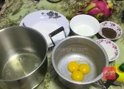 Cocoa chiffon cake 6-inch recipe illustration 1