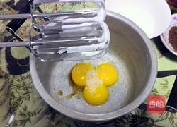 可可戚风蛋糕6寸的做法图解4