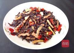 干蕨菜炒肉丝的做法图解16