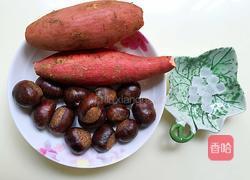 红薯栗子糖水的做法图解1