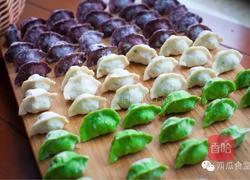 槐花饺子的做法图解3