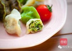 槐花饺子的做法图解5