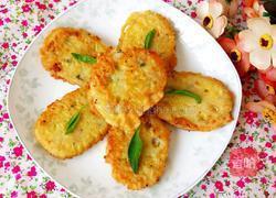 香煎藕合的做法图解8