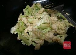 红烧菜花的做法图解4