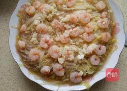 白菜蒸虾仁的做法图解7