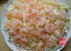 白菜蒸虾仁的做法图解4