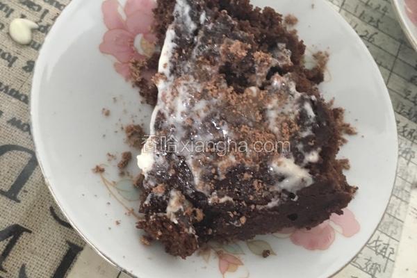 微波炉巧克力蛋糕