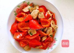红椒炒肉的做法图解6