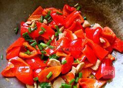 红椒炒肉的做法图解5
