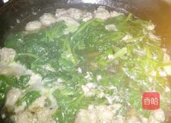 小白菜汆丸子的做法图解7