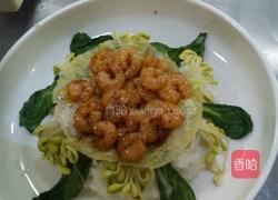 高汤清虾盖饭的做法图解3