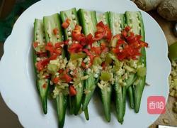 香辣秋葵的做法图解6