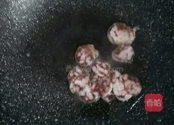 香肠豆腐的做法图解2