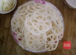 醋溜藕片的做法图解2