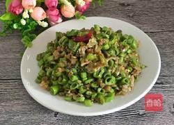 酸豆角炒肉末的做法图解7