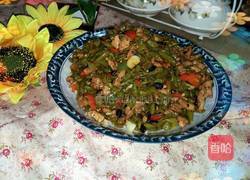 酸豆角炒肉丝的做法图解5