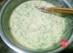 韭苔鸡蛋饼的做法图解6