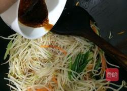 清炒豆芽的做法图解8