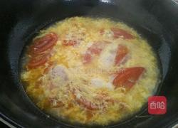番茄蛋汤的做法图解5