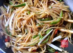酸辣青椒土豆丝的做法图解6