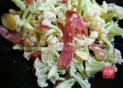 蒜片炒花菜的做法图解13