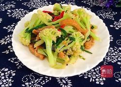 干煸花菜的做法图解8