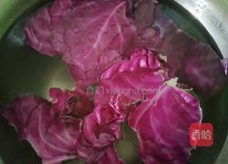 凉拌紫色卷心菜丝的做法图解1