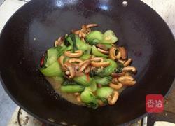 香菇炒青菜的做法图解6