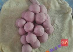 紫薯葡萄包的做法图解4