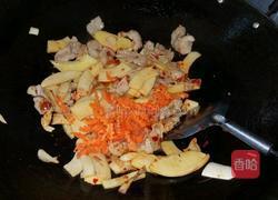 竹笋炒肉的做法图解5