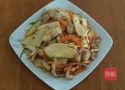 竹笋炒肉的做法图解6