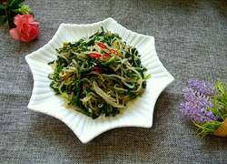 绿豆芽炒韭菜