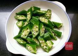 清炒秋葵的做法图解3