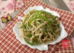 青椒豆腐皮的做法图解6