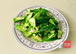 红椒炒秋葵的做法图解6