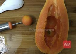 木瓜牛奶的做法图解3