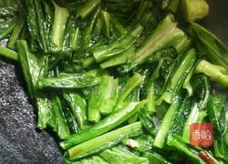 清炒油麦菜的做法图解4
